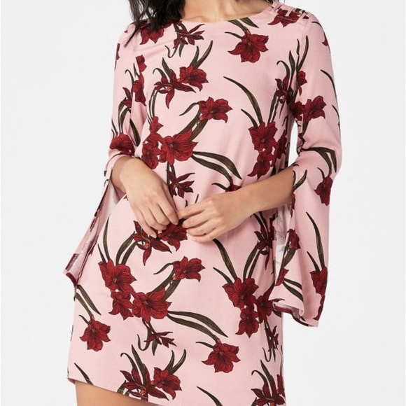 Pink long sleeve dress - Picture 1 of 1